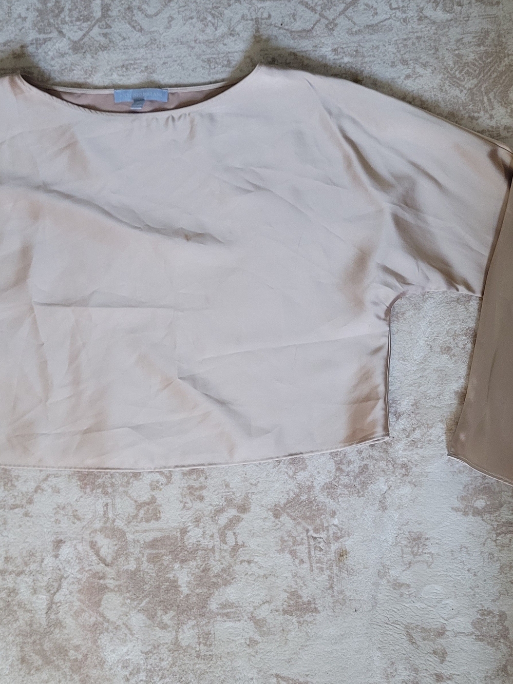 ANTONIO MELANI Blush Beige Shell Top